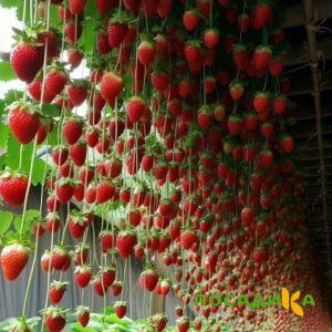Клубника ампельная Анастасия купить по цене от 370р. в интернет-магазине «Посадика» с доставкой почтой в в Бугуруслане и по всей России – [изображение №1].